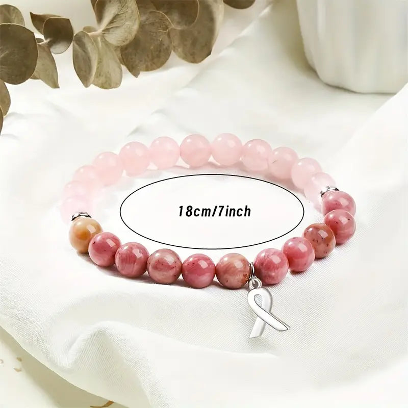 Exquisite Ribbon Bracelet | Stöd Bröstcancer
