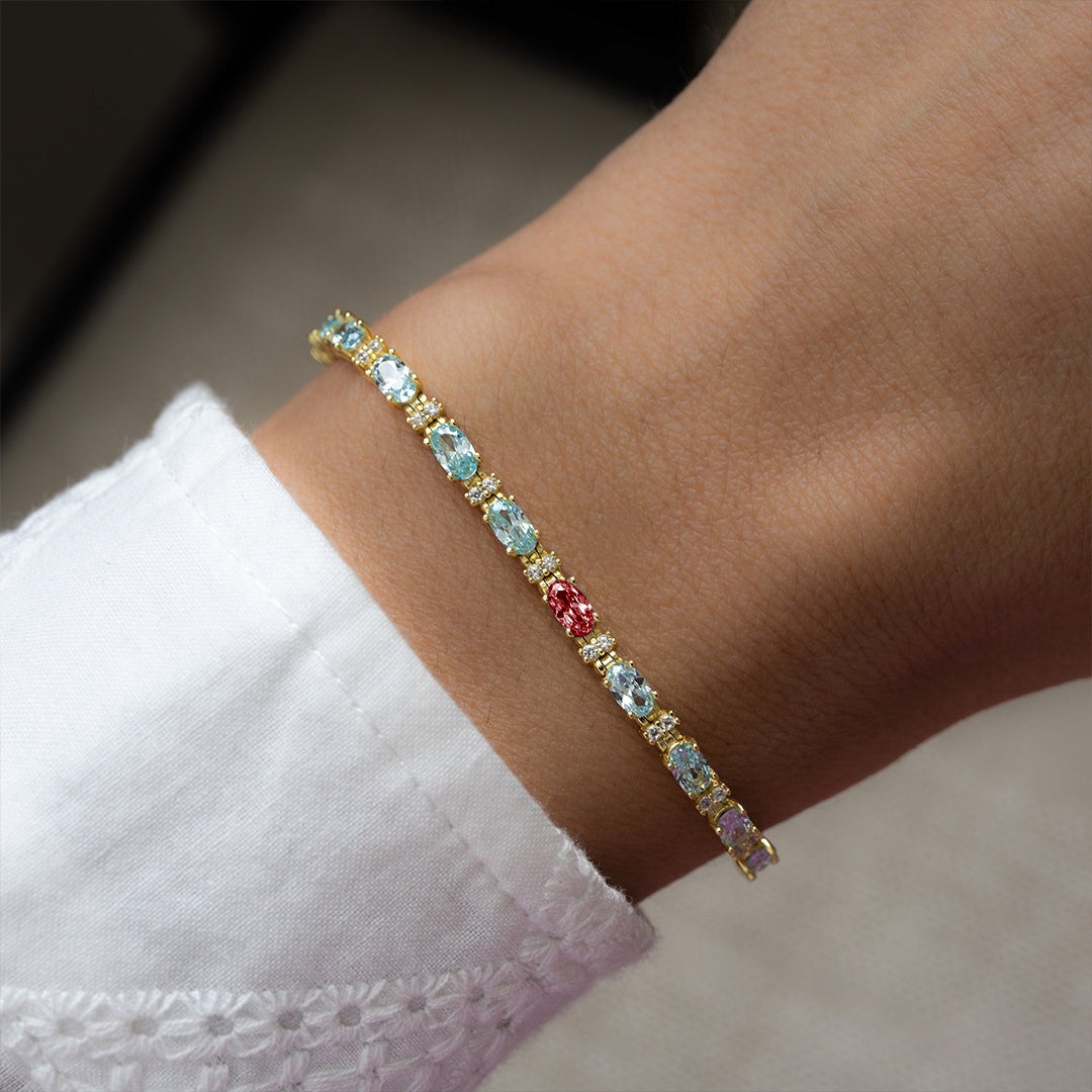 Elegant Crystal Bracelet | Stöd diabetes