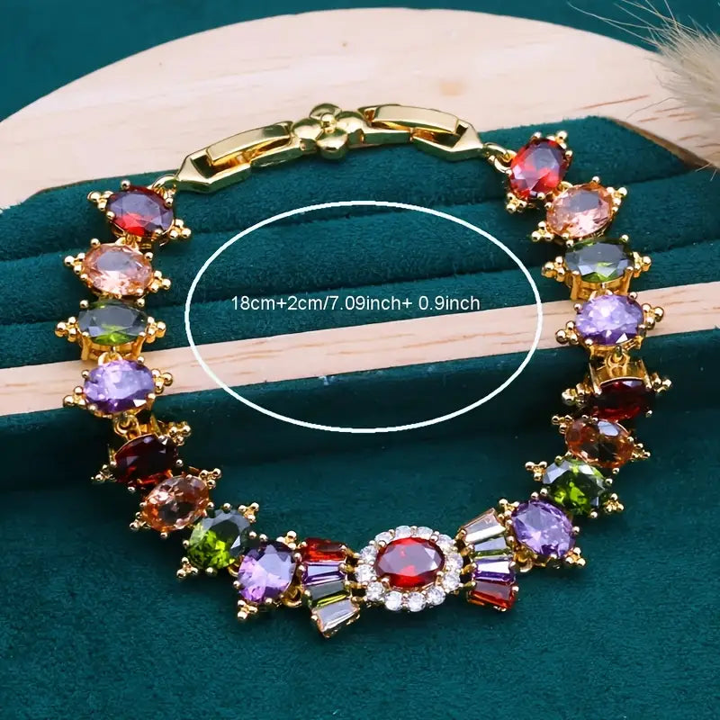 Luxury Gemstones Bracelet | Stöd Bröstcancer