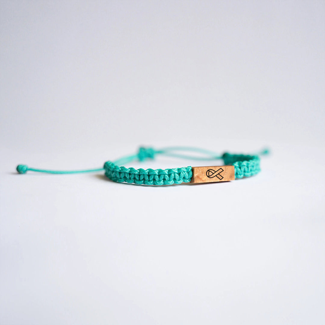 Wood Ribbon Bracelet | Stöd Bröstcancer