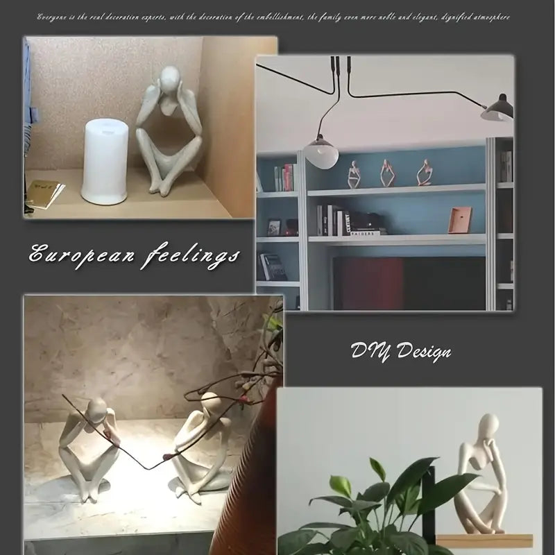 Sculptura™ – 3-delars skulpturset med abstrakta tänkare