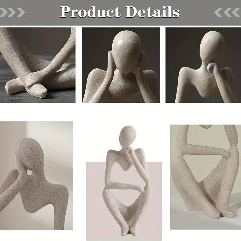 Sculptura™ – 3-delars skulpturset med abstrakta tänkare