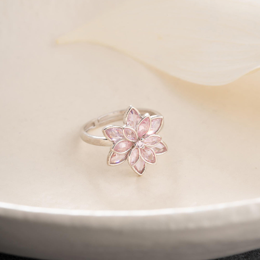Lotus Flower Ring | Stöd Bröstcancer