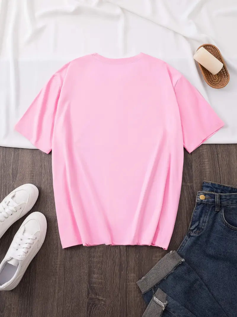 Pink Ribbon & Butterfly Shirt | Stöd Bröstcancer