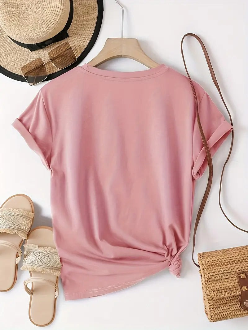 Glittered Hearts Shirt | Stöd Bröstcancer