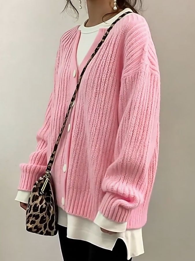Cute Pink Sweater | Stöd bröstcancer