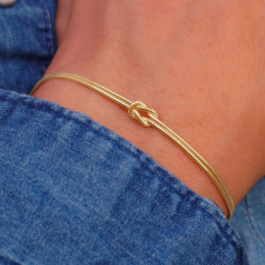 Eternal Knot Bracelet | Stöd bröstcancer
