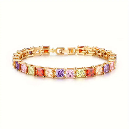 Multicolor Stoned Bracelet |  Stöd bröstcancer