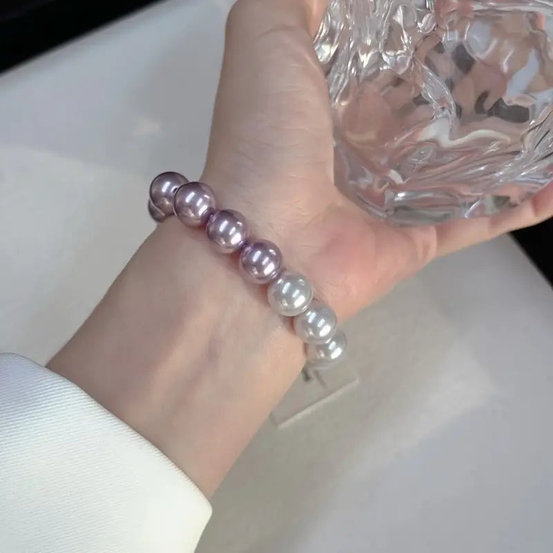 Gradient Freshwater Pearl Bracelet | Stöd Bröstcancer