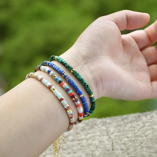 Natural Stone Bracelet | Stöd Bröstcancer