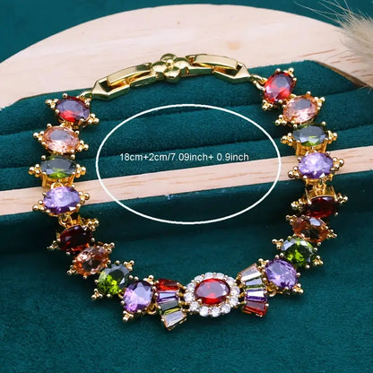 Luxury Gemstones Bracelet | Stöd Bröstcancer