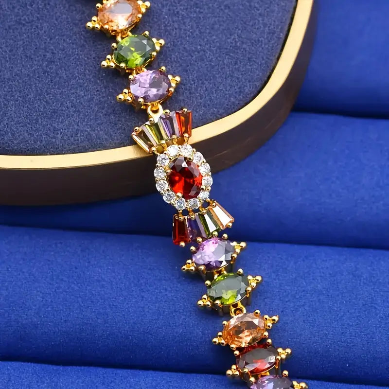 Luxury Gemstones Bracelet | Stöd Bröstcancer