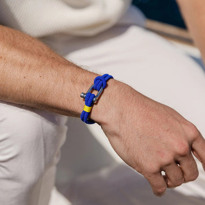 Blue Linked Bracelet | Stöd diabetes