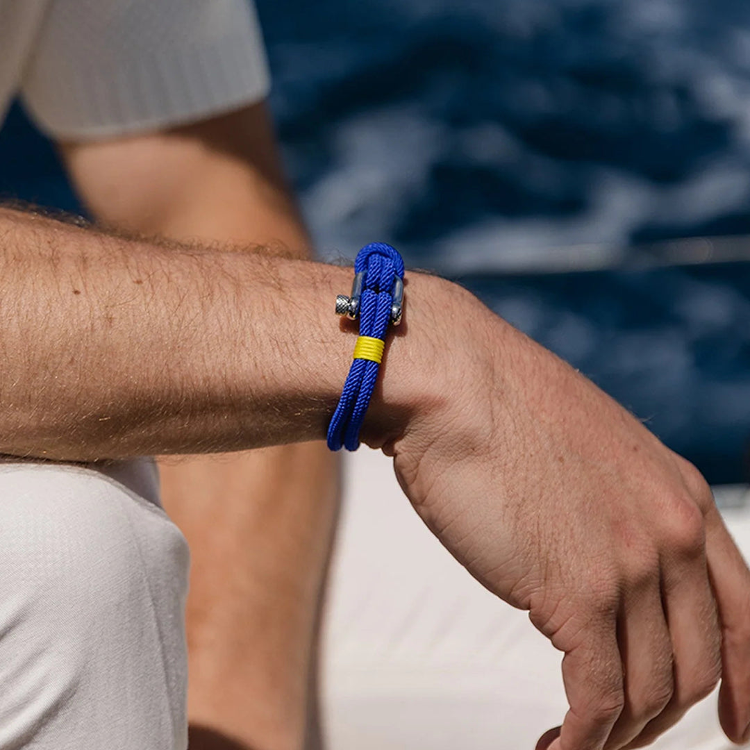 Blue Linked Bracelet | Stöd diabetes