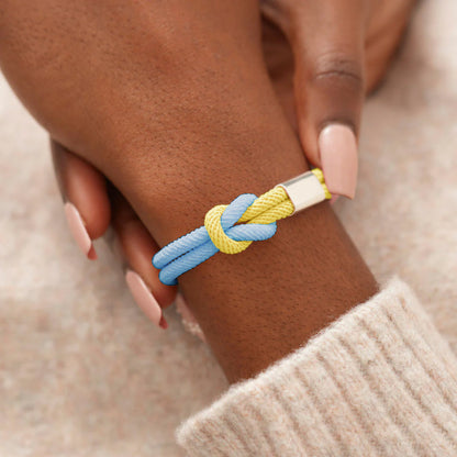 Blue & Yellow Bracelet | Stöd diabetes