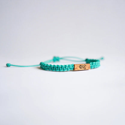 Wood Ribbon Bracelet | Stöd Bröstcancer
