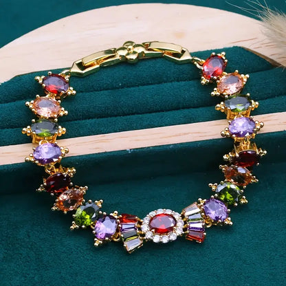 Luxury Gemstones Bracelet | Stöd Bröstcancer