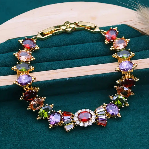 Luxury Gemstones Bracelet | Stöd Bröstcancer