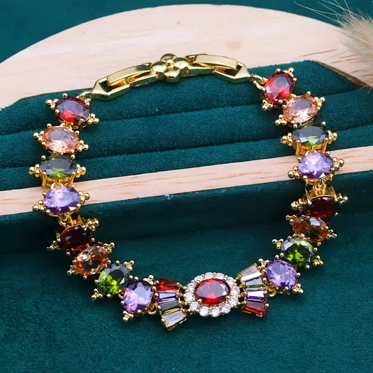 Luxury Gemstones Bracelet | Stöd Bröstcancer