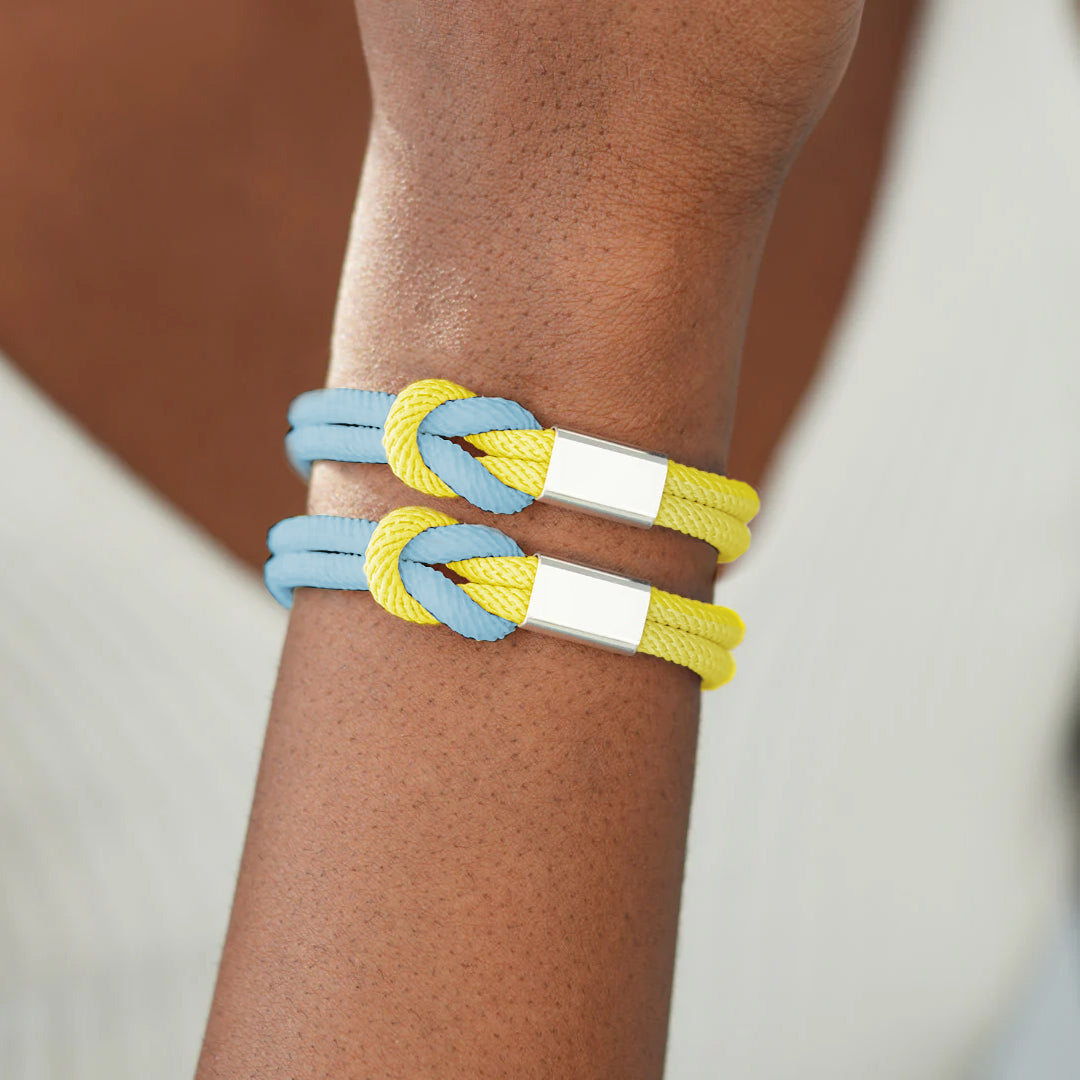 Blue & Yellow Bracelet | Stöd diabetes