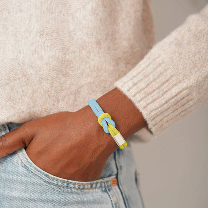 Blue & Yellow Bracelet | Stöd diabetes