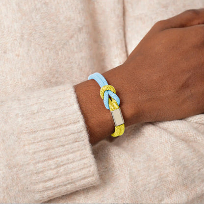 Blue & Yellow Bracelet | Stöd diabetes