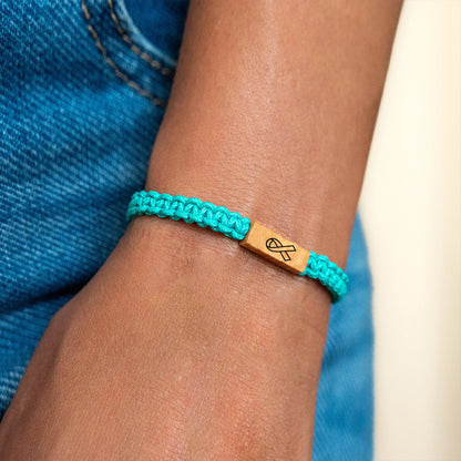 Wood Ribbon Bracelet | Stöd Bröstcancer