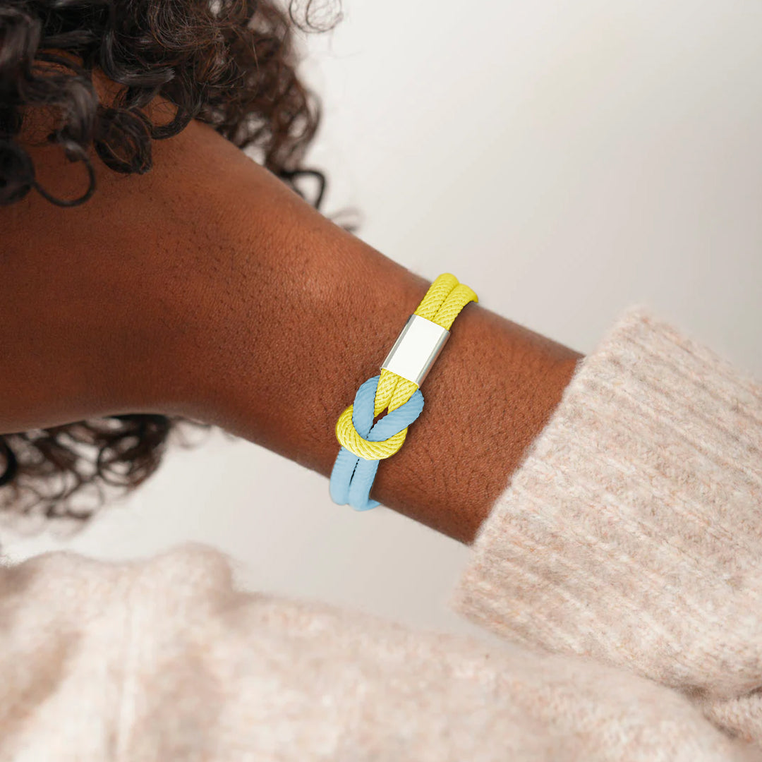 Blue & Yellow Bracelet | Stöd diabetes