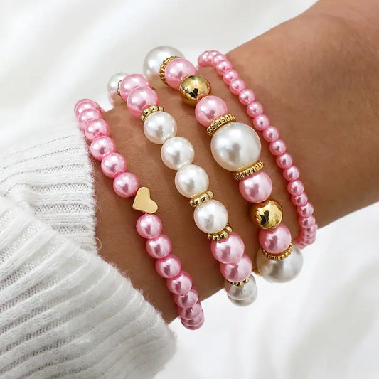 Ethereal Pearl Bracelet | Stöd bröstcancer