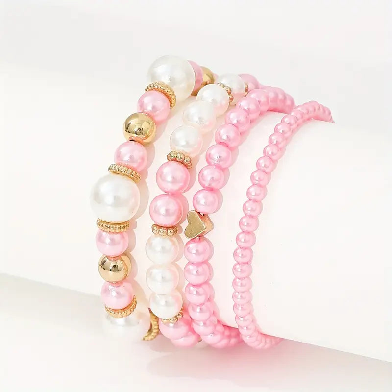 Ethereal Pearl Bracelet | Stöd bröstcancer