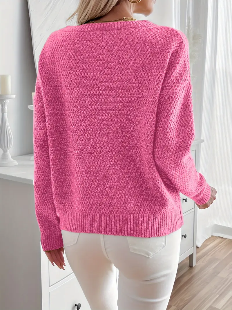 Elegant Cozy Sweater l Stöd Bröstcancer