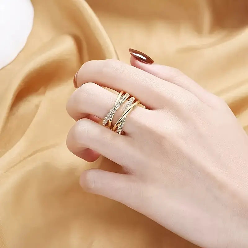 Luxurious Double Layer Ring | Stöd Bröstcancer