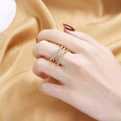 Luxurious Double Layer Ring | Stöd Bröstcancer