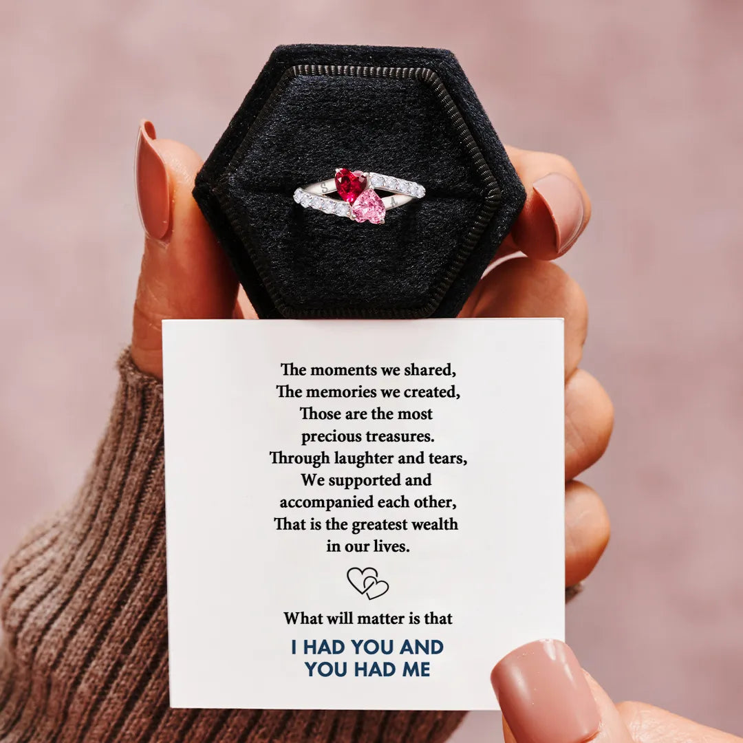 Interlinked Heart Ring | Stöd Bröstcancer