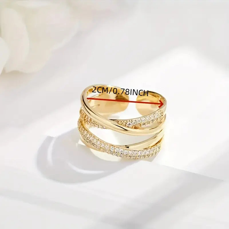Luxurious Double Layer Ring | Stöd Bröstcancer
