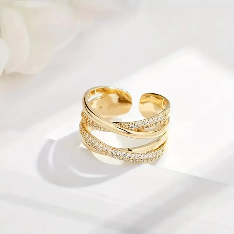 Luxurious Double Layer Ring | Stöd Bröstcancer
