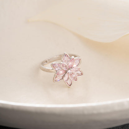 Lotus Flower Ring | Stöd Bröstcancer
