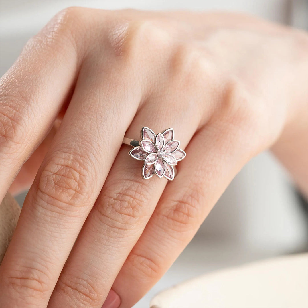 Lotus Flower Ring | Stöd Bröstcancer