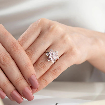 Lotus Flower Ring | Stöd Bröstcancer