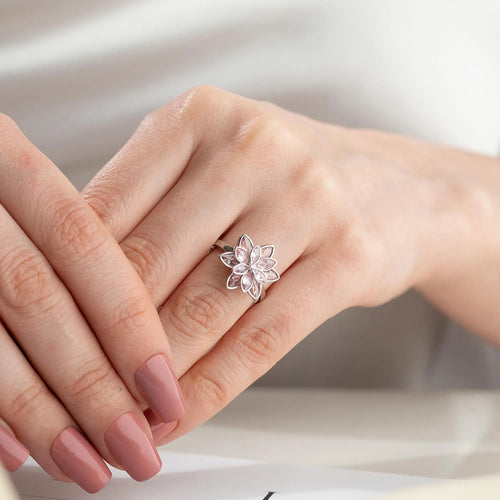 Lotus Flower Ring | Stöd Bröstcancer