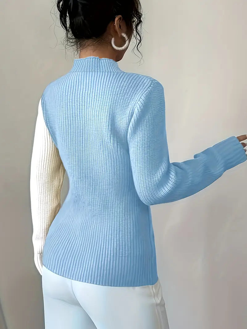 Two-Tone Heart Sweater | Stöd diabetes
