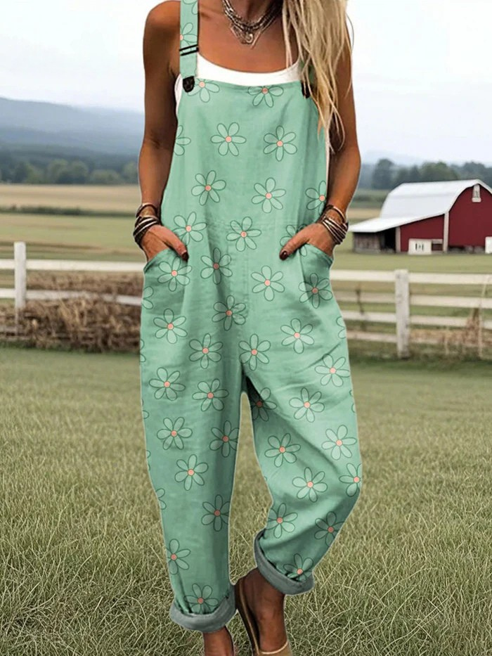 Marikit™ - Jumpsuit med blommigt tryck