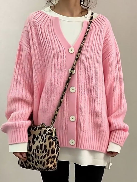 Cute Pink Sweater | Stöd bröstcancer