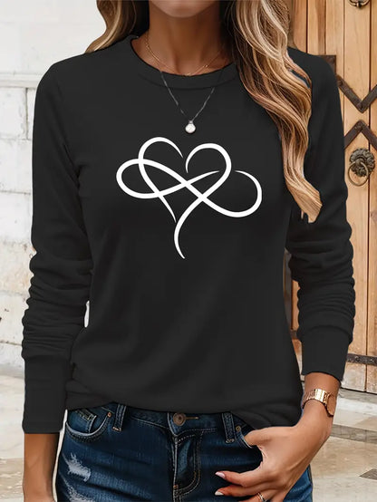 Infinite Heart Sweatshirt | Stöd bröstcancer